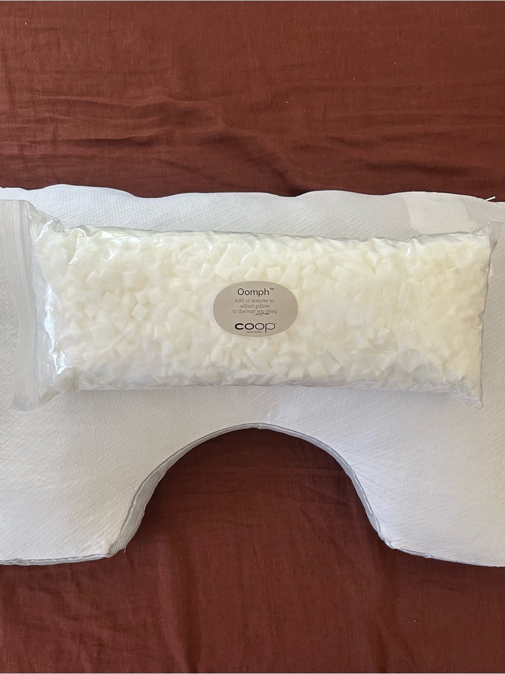 Coop Eden Adjustable Pillow Cool+ Cut-Out Side Sleeper Queen MSRP $119
